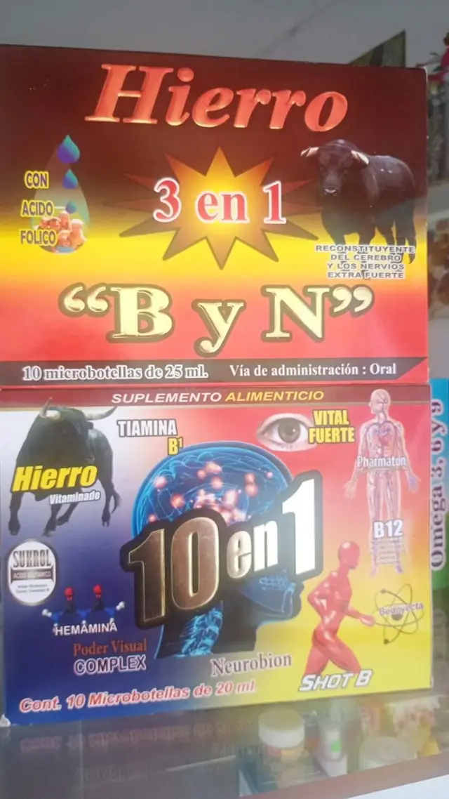 Hierro y vitaminas